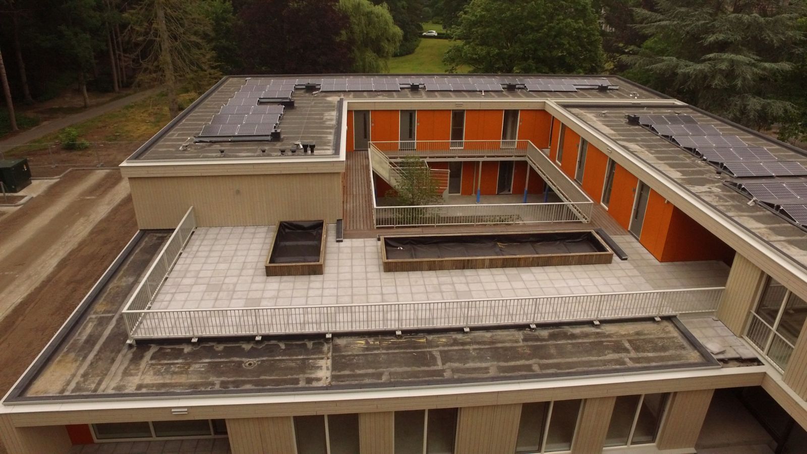 Dakbedekking nieuwbouw Eikenburg
